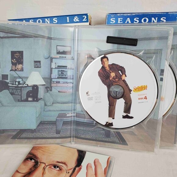 Seinfeld Season 1 & 2 DVD 4-disc Set - Picture 11 of 16